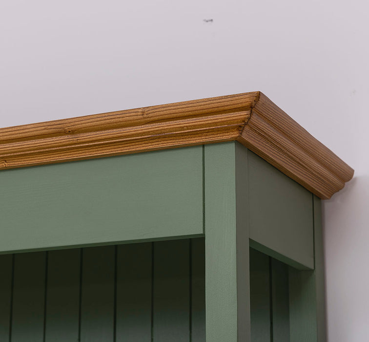 Großes Landhausregal mit 3 Schubladen - Offenes Standregal