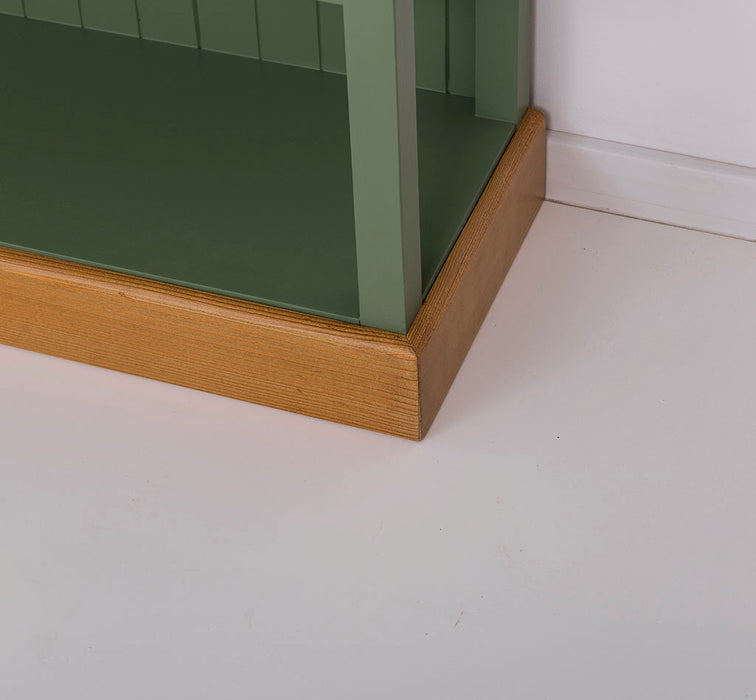 Großes Landhausregal mit 3 Schubladen - Offenes Standregal