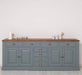 Großes Sideboard aus Massivholz - Geschirrschrank mit 8 Schubladen -