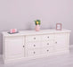 Großes Sideboard aus Massivholz im Landhausstil mit 6 Schubladen