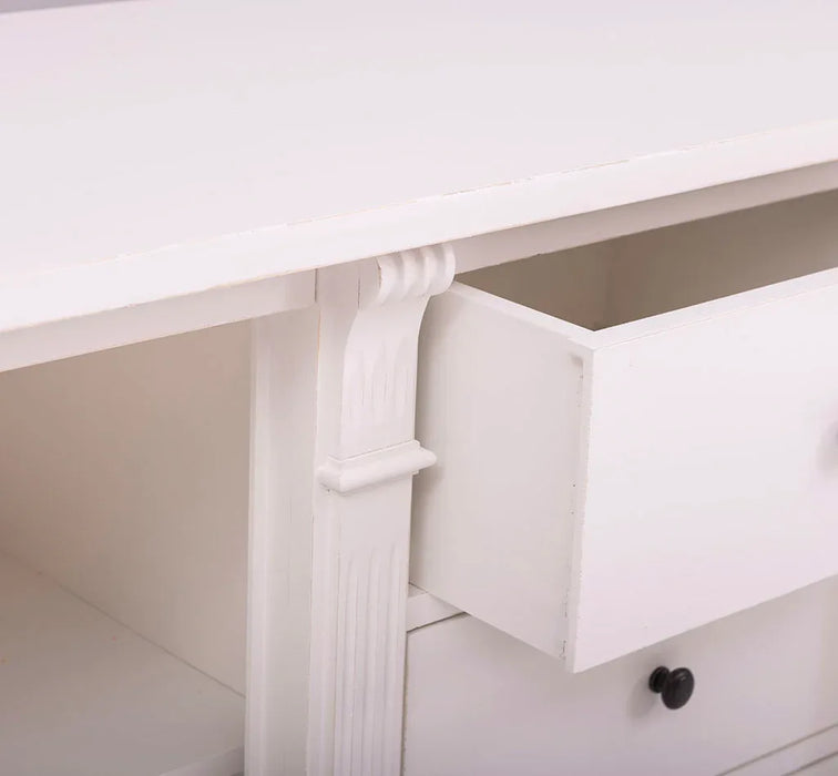 Großes Sideboard aus Massivholz im Landhausstil mit 6 Schubladen