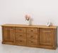 Großes Sideboard aus Massivholz im Landhausstil mit 6 Schubladen