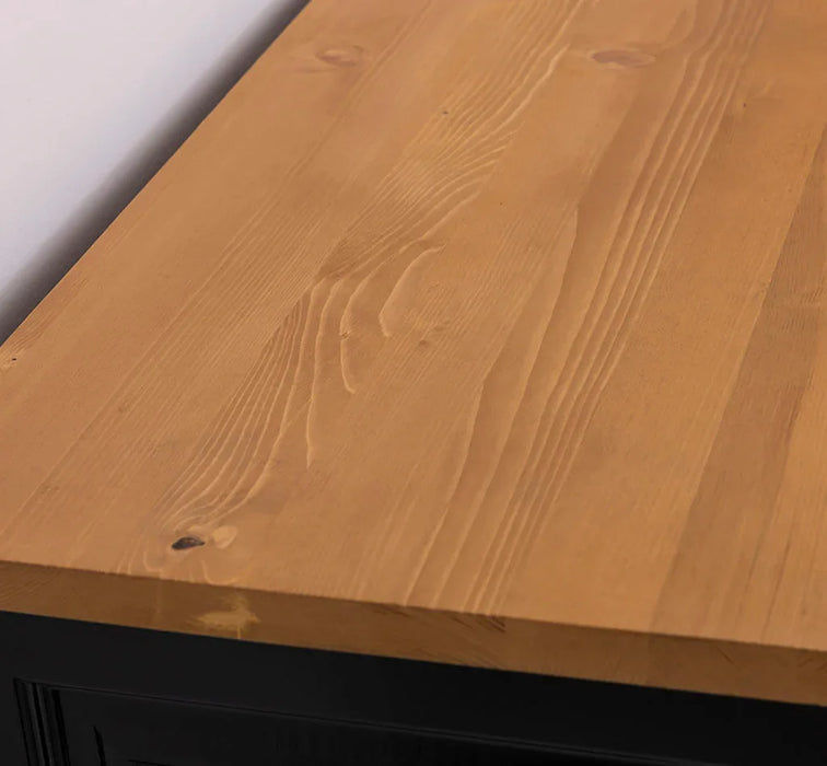 Großes Sideboard aus Massivholz im Landhausstil mit 6 Schubladen