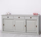 Grosses-Sideboard-aus-Massivholz-mit-3-Schiebetueren-und-3-Schubladen-grau-rechts