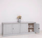 Großes Sideboard aus Massivholz mit 4 Türen