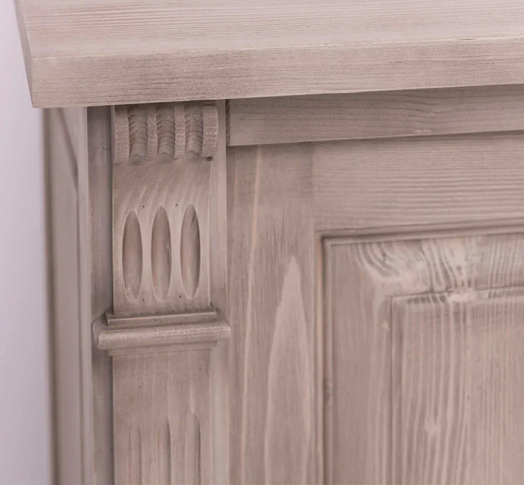 Großes Sideboard aus Massivholz mit 4 Türen