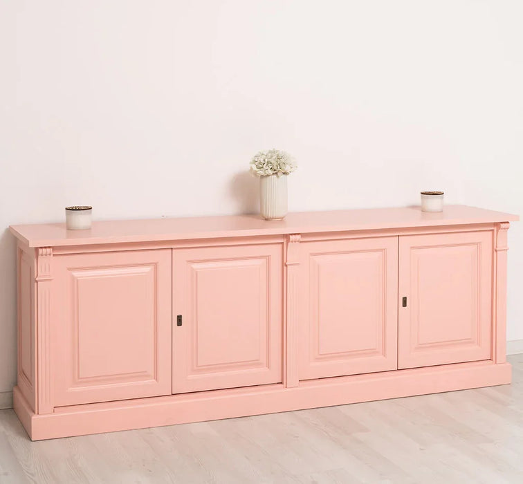 Großes Sideboard aus Massivholz mit 4 Türen