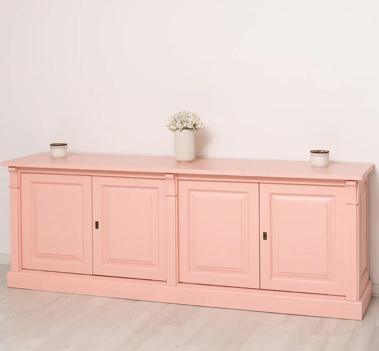 Großes Sideboard aus Massivholz mit 4 Türen