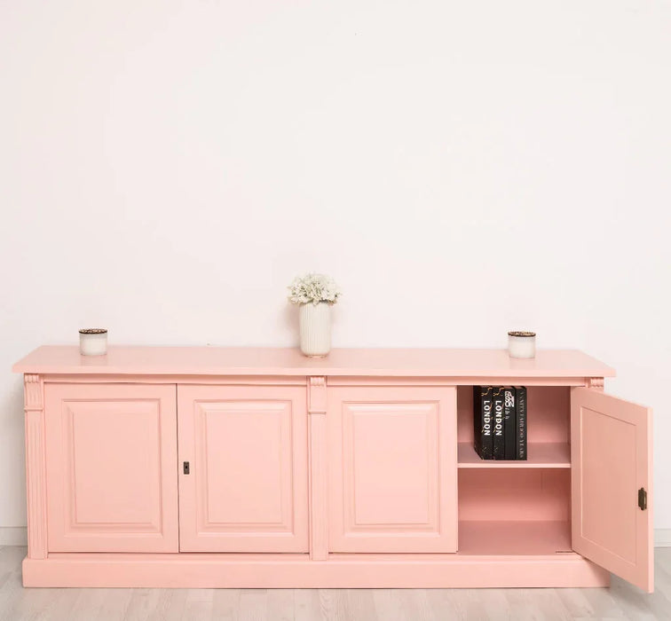 Großes Sideboard aus Massivholz mit 4 Türen