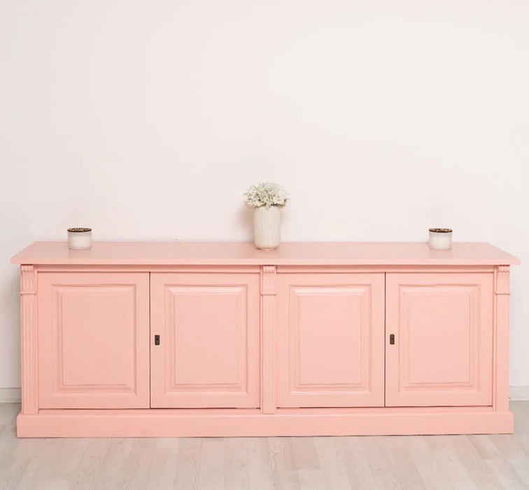 Großes Sideboard aus Massivholz mit 4 Türen