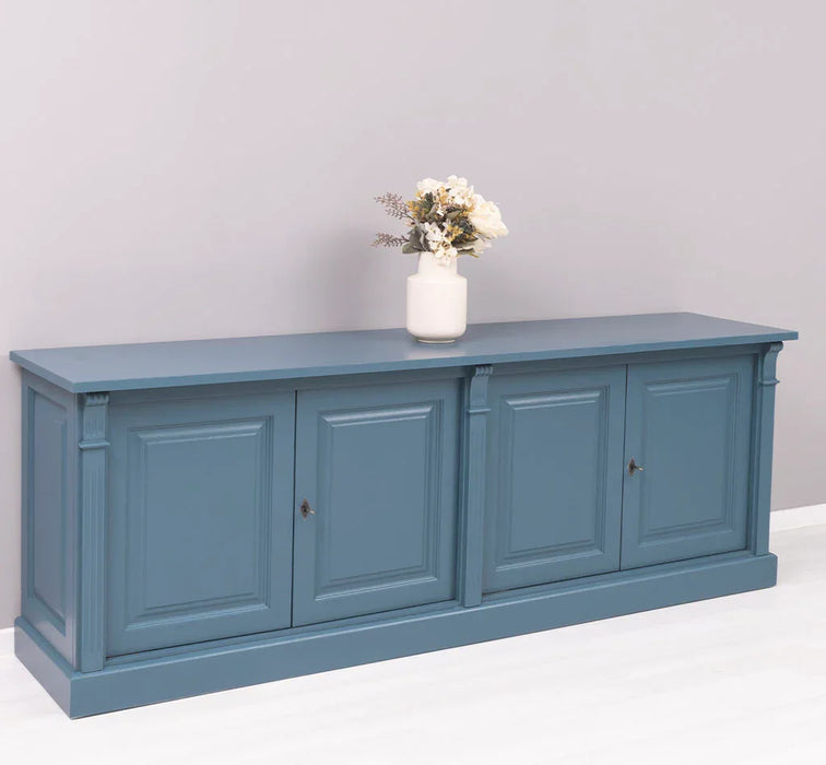 Großes Sideboard aus Massivholz mit 4 Türen