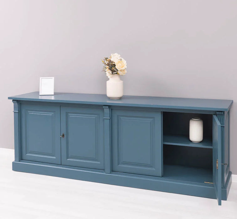 Großes Sideboard aus Massivholz mit 4 Türen