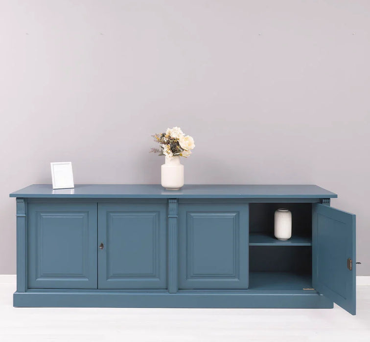Großes Sideboard aus Massivholz mit 4 Türen