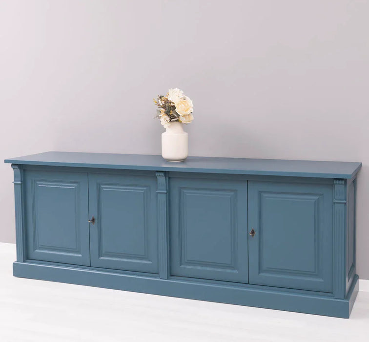 Großes Sideboard aus Massivholz mit 4 Türen