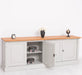 Großes Sideboard aus Massivholz mit 4 Türen