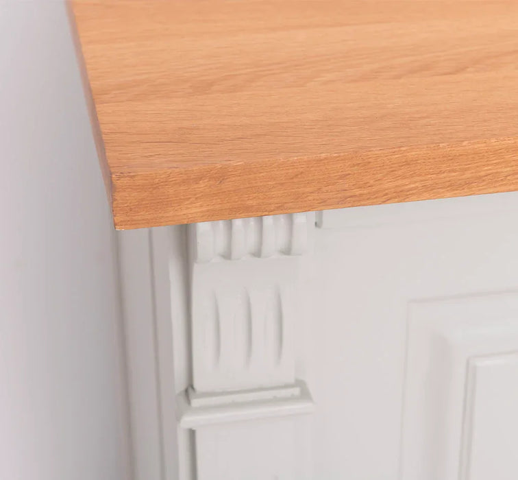 Großes Sideboard aus Massivholz mit 4 Türen