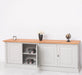 Großes Sideboard aus Massivholz mit 4 Türen