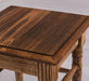 Hocker aus Massivholz mit gedrechselten Beinen