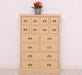 Hoher Apothekerschrank mit 14 Schubladen - Vintage Beige