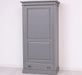 Kleiderschrank aus Massivholz mit Schublade und Kleiderstange