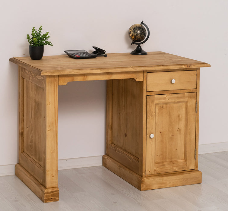 Kleiner Schreibtisch aus Massivholz in verschiedenen Farben