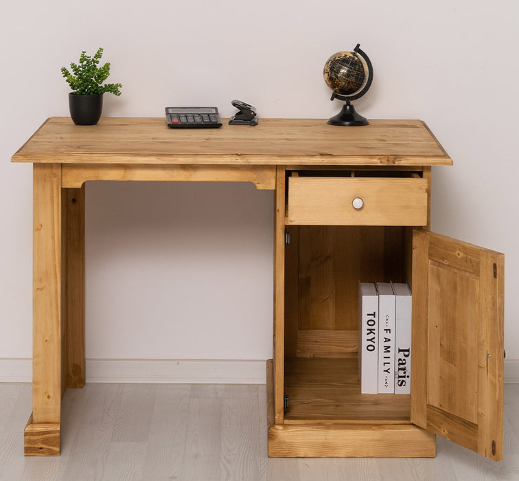 Kleiner Schreibtisch aus Massivholz in verschiedenen Farben