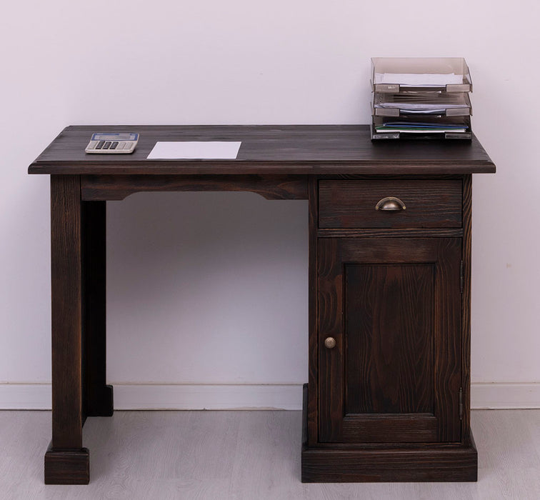 Kleiner Schreibtisch aus Massivholz in verschiedenen Farben