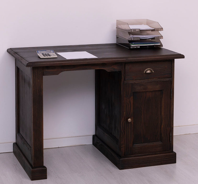 Kleiner Schreibtisch aus Massivholz in verschiedenen Farben