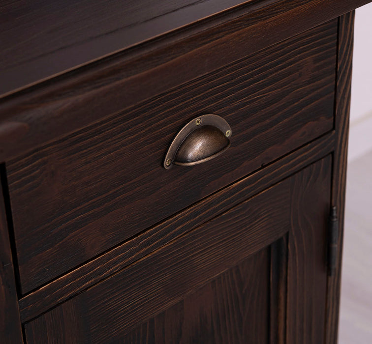 Kleiner Schreibtisch aus Massivholz in verschiedenen Farben