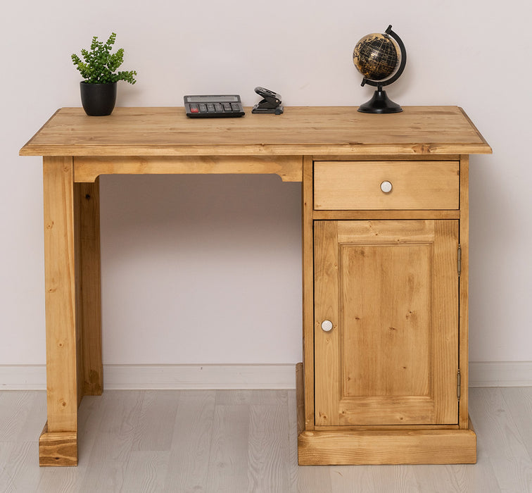 Kleiner Schreibtisch aus Massivholz in verschiedenen Farben
