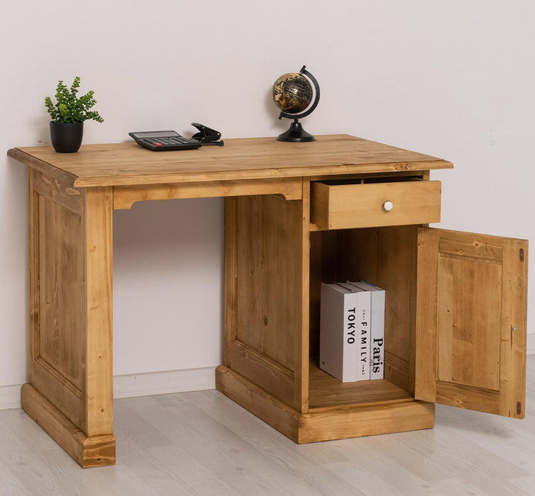 Kleiner Schreibtisch aus Massivholz in verschiedenen Farben
