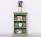 Kleines Bücherregal mit ausziehbarer Ablage