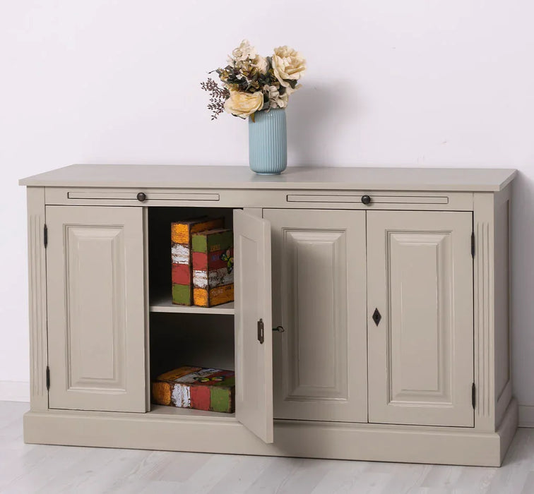 Kommode aus Massivholz | Sideboard mit vier Türen