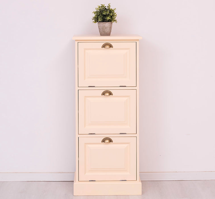 Kommode aus Massivholz mit Kippfächern - Aktenschrank - Büroschrank