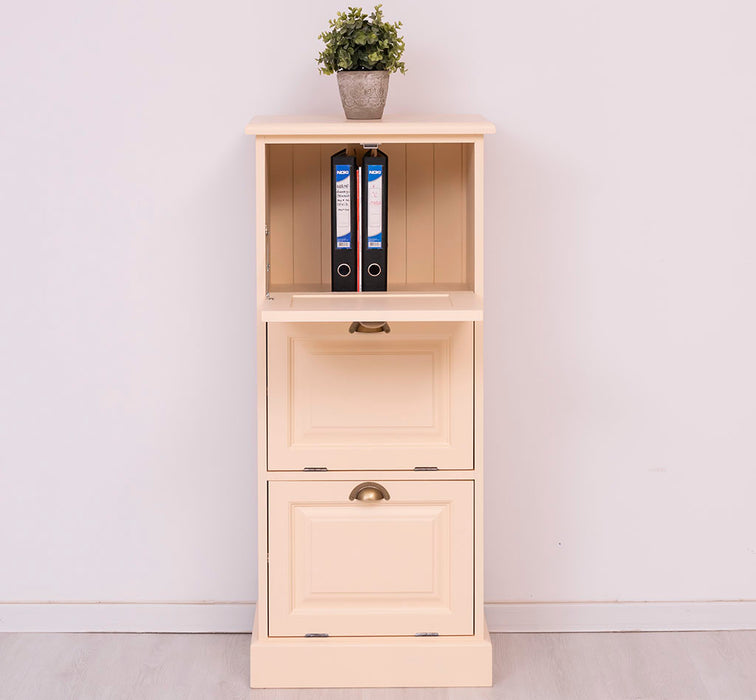 Kommode aus Massivholz mit Kippfächern - Aktenschrank - Büroschrank