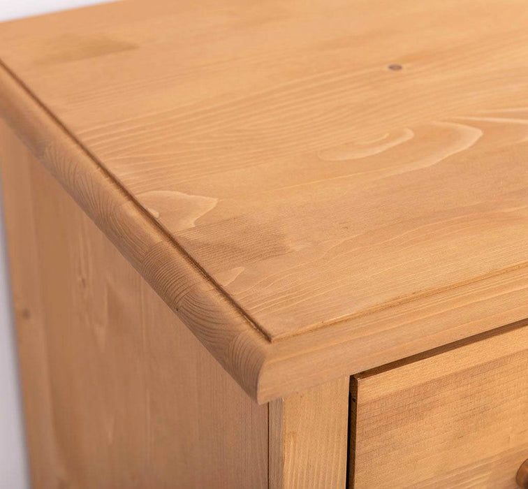 Kommode aus Massivholz mit 3 Schubladen | Sideboard in verschiedenen Farben - Gewachst 2