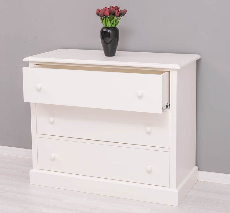 Kommode aus Massivholz mit 3 Schubladen | Sideboard in verschiedenen Farben - Gewachst 2
