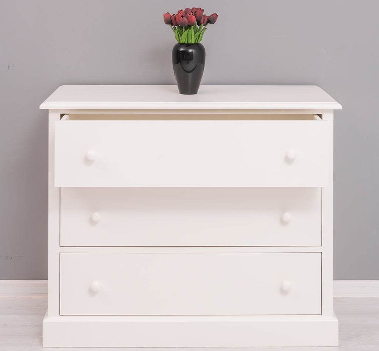 Kommode aus Massivholz mit 3 Schubladen | Sideboard in verschiedenen Farben - Gewachst 2