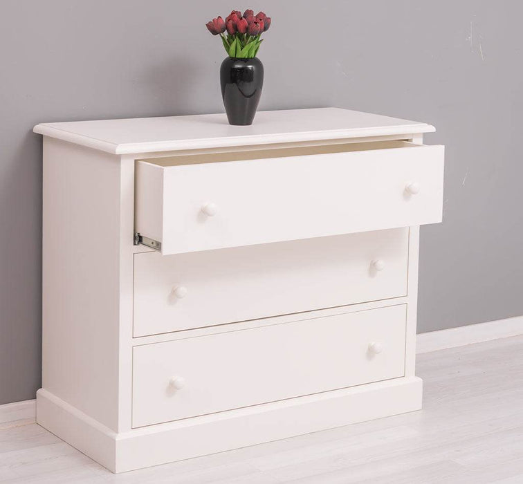 Kommode aus Massivholz mit 3 Schubladen | Sideboard in verschiedenen Farben - Gewachst 2