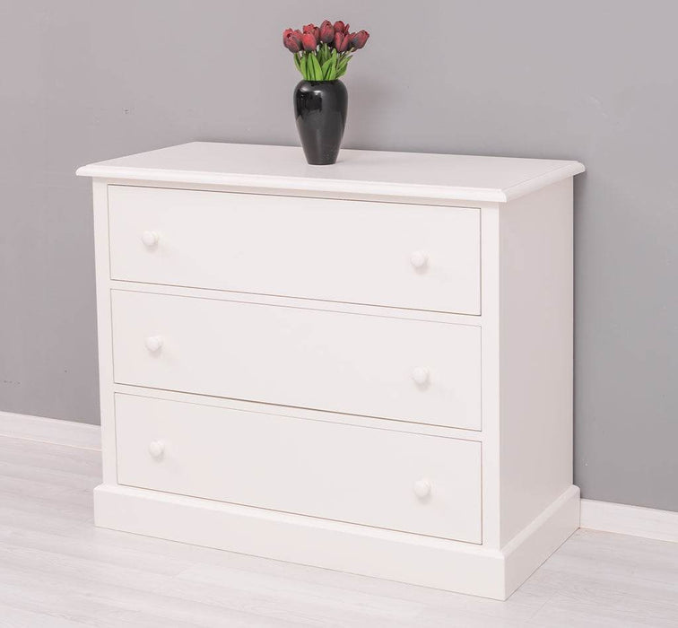 Kommode aus Massivholz mit 3 Schubladen | Sideboard in verschiedenen Farben - Gewachst 2