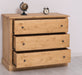Kommode aus Massivholz mit 3 Schubladen | Sideboard in verschiedenen Farben - Gewachst 2