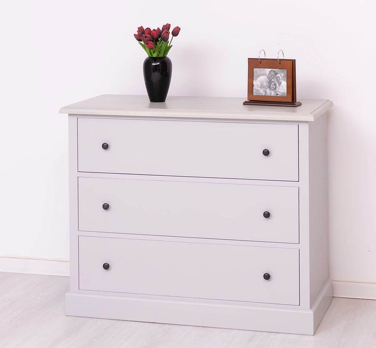 Kommode aus Massivholz mit 3 Schubladen | Sideboard in verschiedenen Farben - Gewachst 2