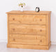 Kommode aus Massivholz mit 3 Schubladen | Sideboard in verschiedenen Farben - Gewachst 2