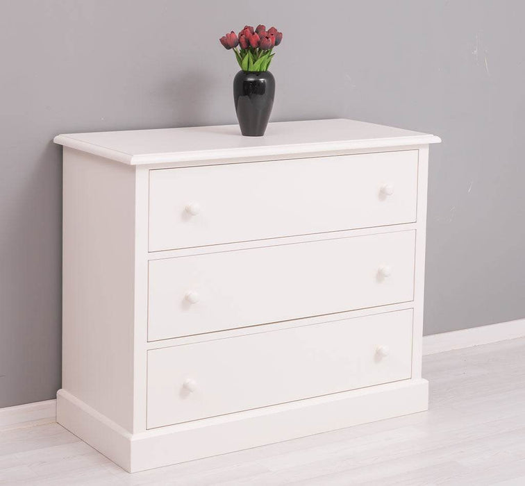 Kommode aus Massivholz mit 3 Schubladen | Sideboard in verschiedenen Farben - Gewachst 2
