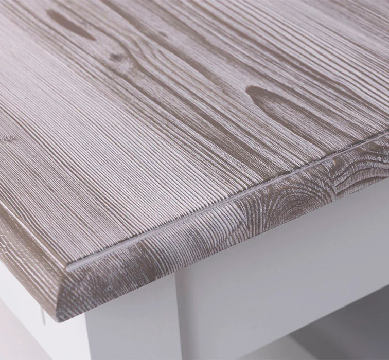 Konsolentisch aus Massivholz | Wandtisch mit 2 Schubladen