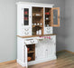 Küchen- und Buffetschrank aus Massivholz im Landhausstil -
