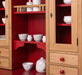 Küchen- und Buffetschrank aus Massivholz im Landhausstil -