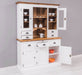 Küchen- und Buffetschrank aus Massivholz im Landhausstil -