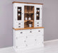 Küchen- und Buffetschrank aus Massivholz im Landhausstil -