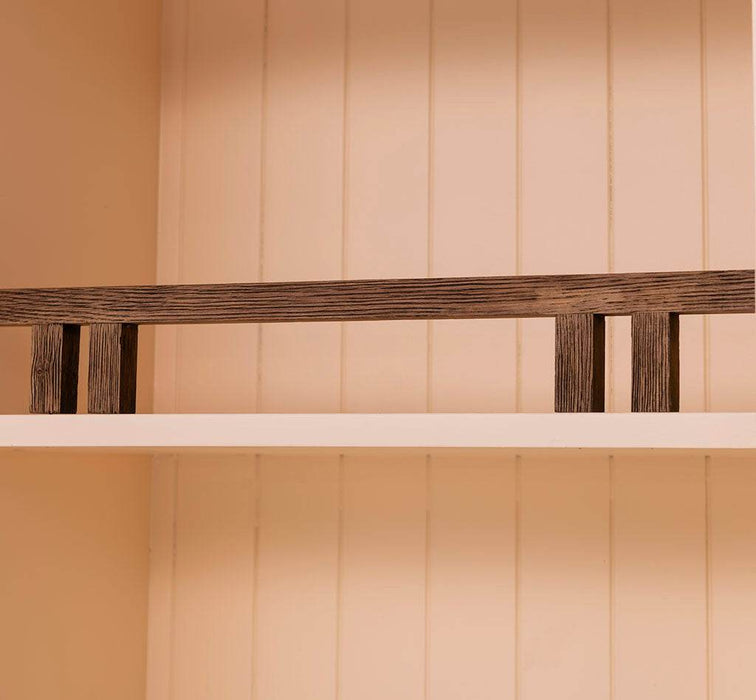 Küchen- und Buffetschrank aus massiver Eiche | Geschirrschrank mit 7 Schubladen und 5 Türen -